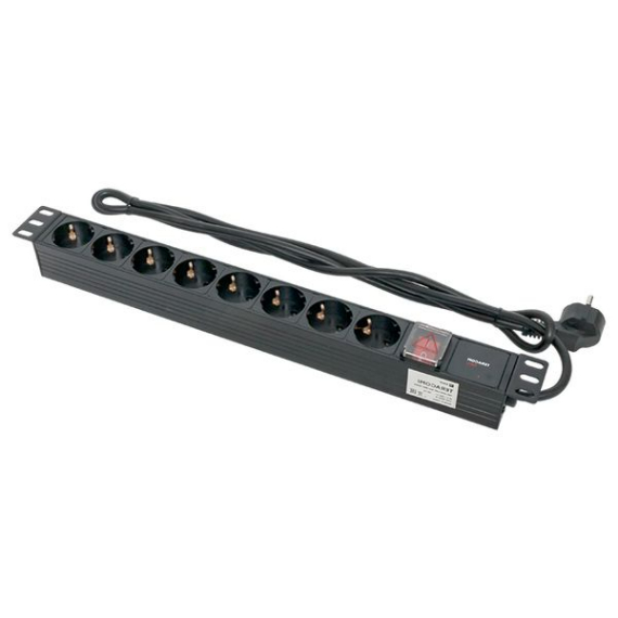 Блок розеток EKF TRP-HPD-LSP-16A-8SH-2MSH