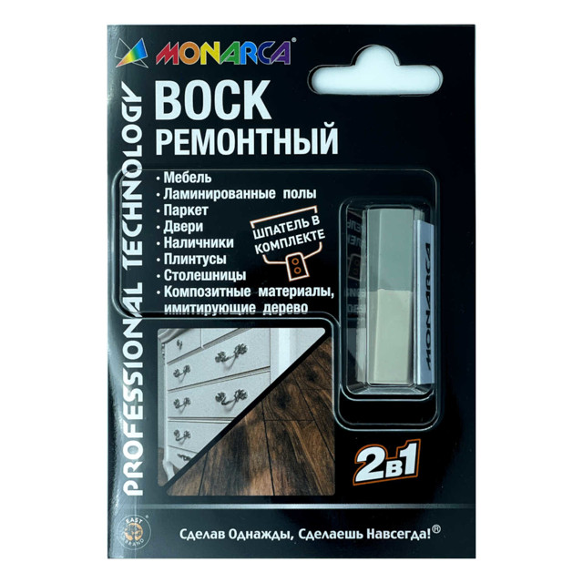воск ремонтный MONARCA 2в1 дуб лигурия/светлый коралл 7,5г, арт.M04-1/2
