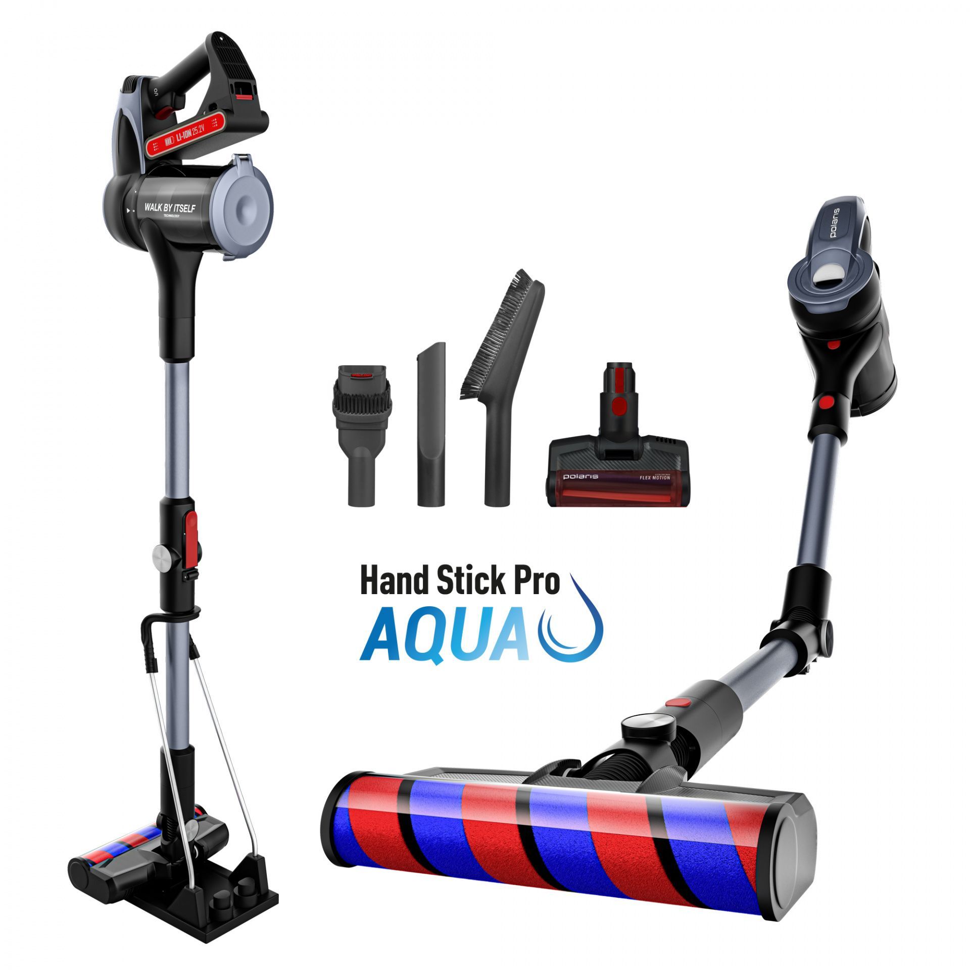 Беспроводной пылесос Polaris PVCS 7090 HandStickPRO Aqua