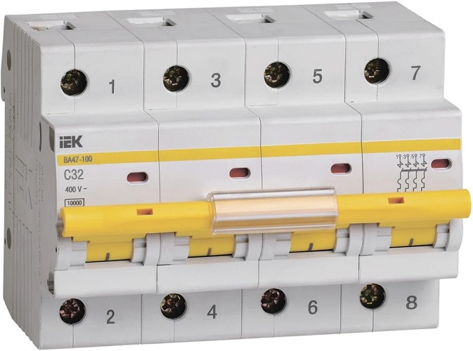 Автоматический выключатель IEK MVA40-4-032-C