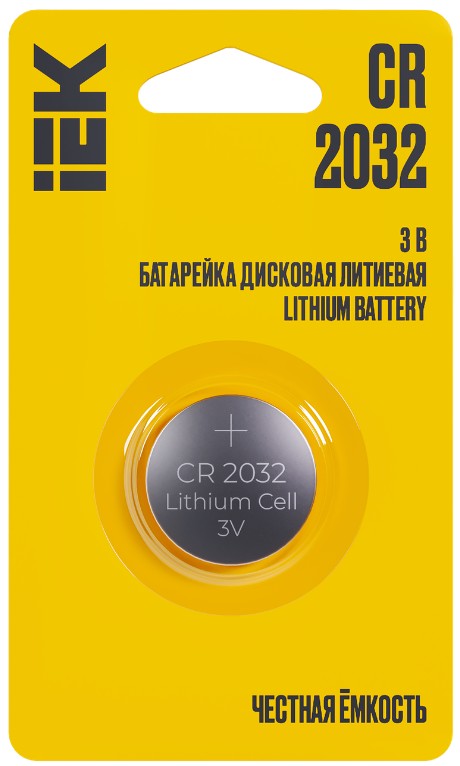 Батарейка IEK ABT-CR2032-OP-L01