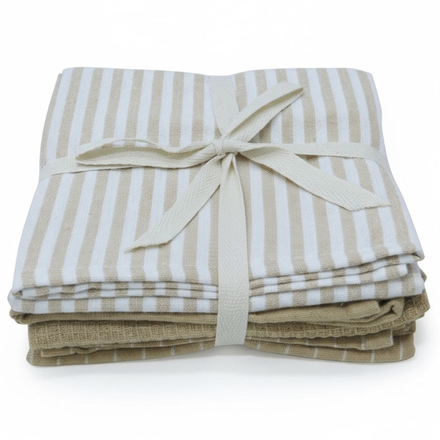 комплект полотенец кухонных TODELIA 40х60см 3шт бежевый, арт. HT-3311beige