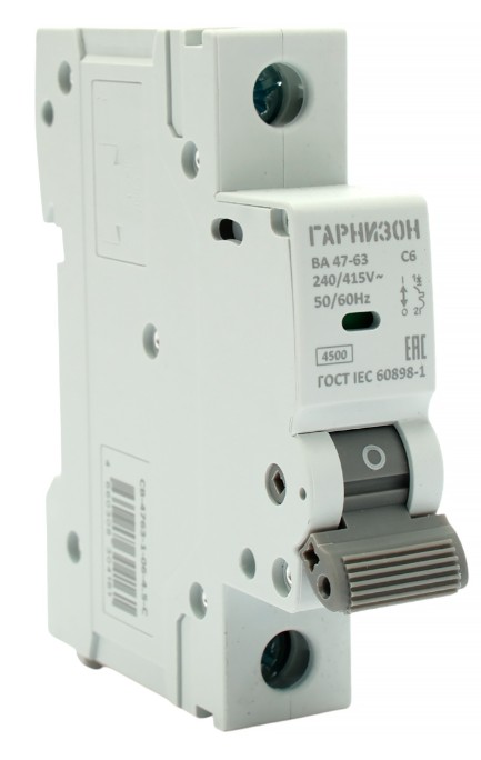 Автоматический выключатель Гарнизон CB-4763-1-06-4.5-C