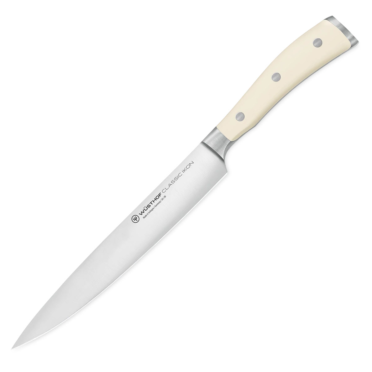 Нож кухонный для резки мяса Wuesthof Ikon Cream White 20см