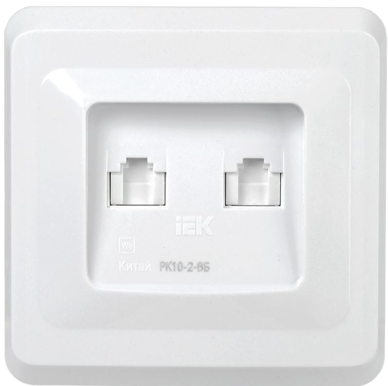 Розетка компьютерная GENERICA EKV25-K01-DM