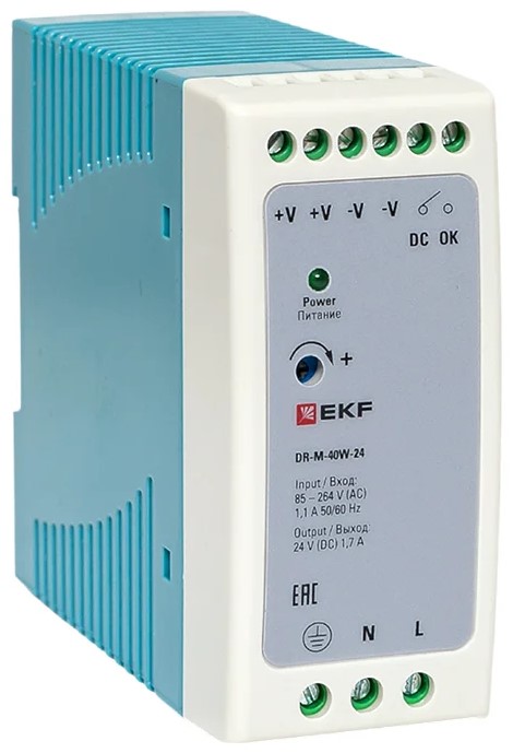 Блок питания EKF DR-M-40W-24