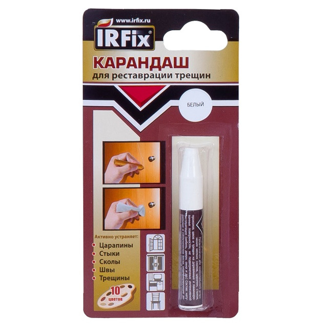карандаш реставрационный IRFIX для трещин белый, арт. 20220