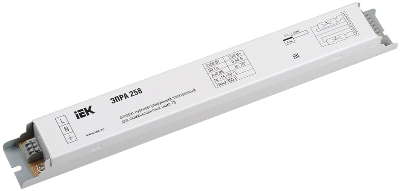 Аппарат пускорегулирующий электронный (ЭПРА) IEK LLV258D-EBFL-2-58