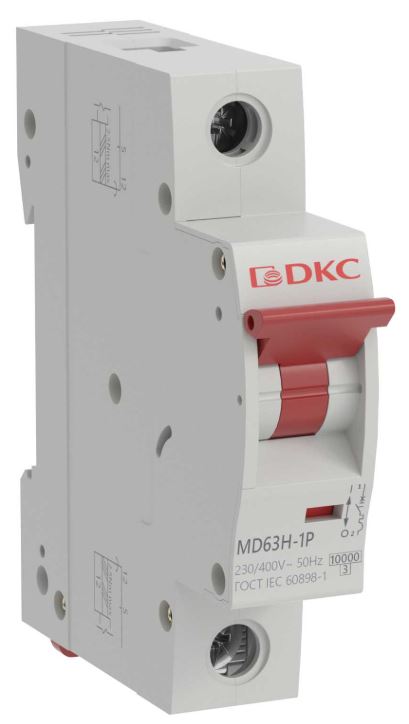 Автоматический выключатель DKC MD63H-1PC6