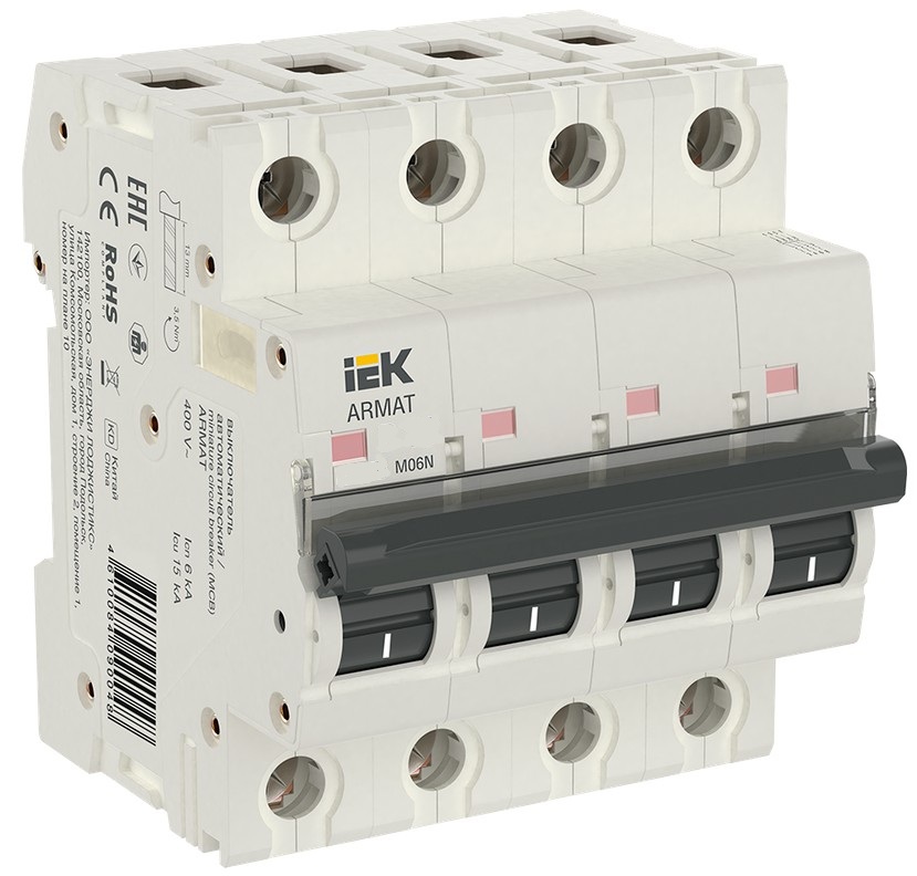 Автоматический выключатель IEK AR-M06N-4-B040
