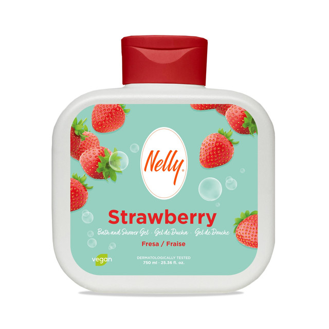 гель для душа NELLY Strawberry 750мл