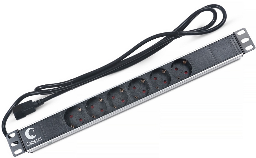 Блок розеток Cabeus PDU-6P-2IEC