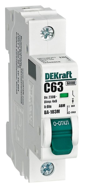 Автоматический выключатель DEKraft 12508DEK