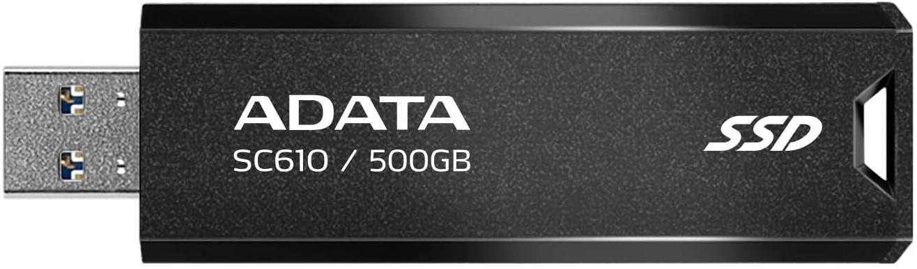 Внешний SSD ADATA SC610-500G-CBK/RD