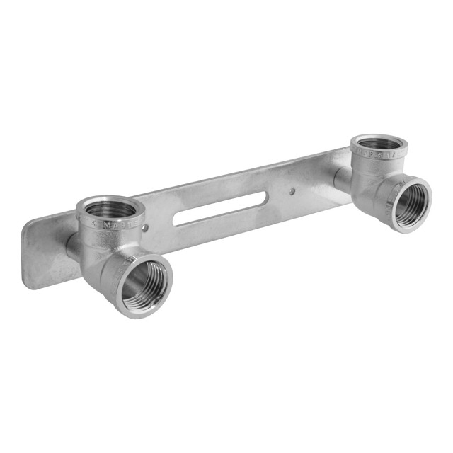 планка монтажная MPF 1/2" ВР с 2-мя водорозетками