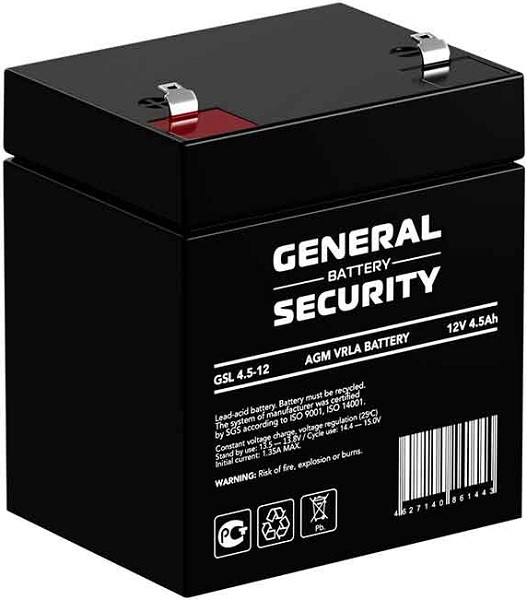 Аккумулятор General Security GSL4.5-12