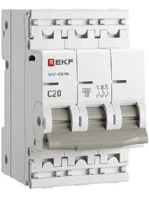 Автоматический выключатель EKF M63MA6320C