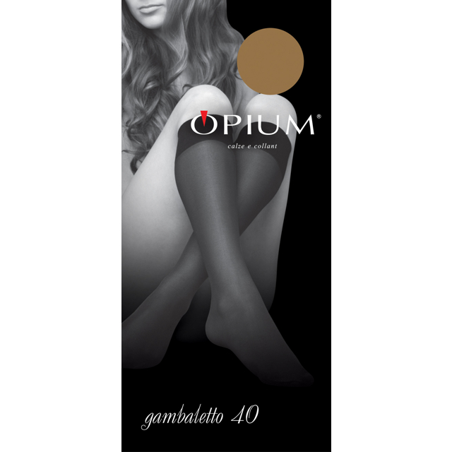 гольфы OPIUM Gambaletto 40den visone 1пара