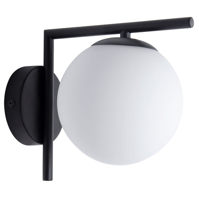 бра ARTE LAMP Болла-юника E14 40Вт стекло металл черный
