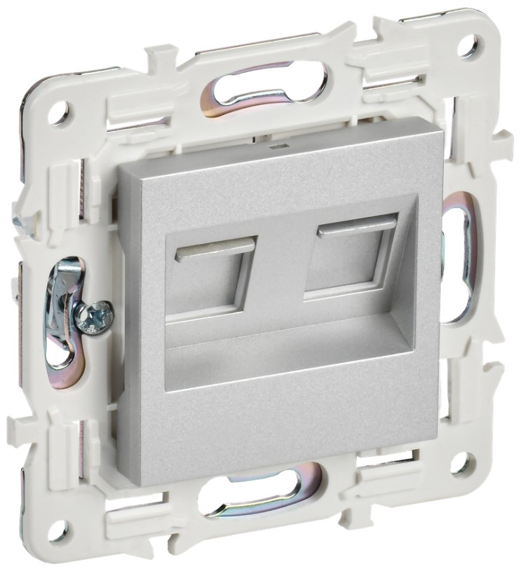 Розетка компьютерная IEK SK-K20-2-K23