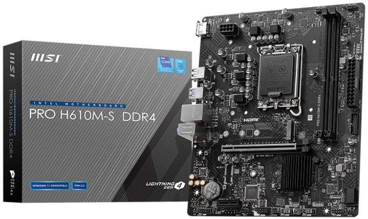 Материнская плата MSI PRO H610M-S DDR4