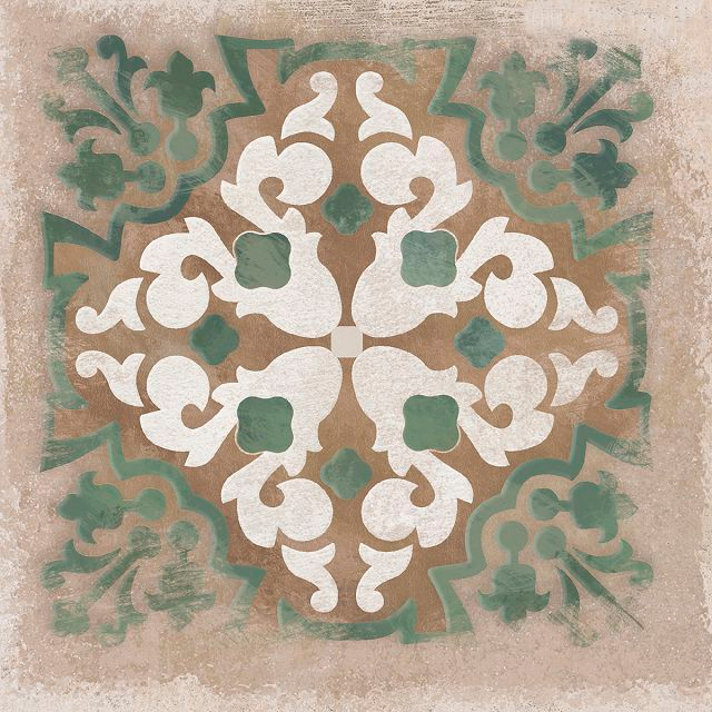 плитка настенная ректификат ELETTO Cartagena decor 15х15 разноцветный