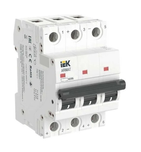 Автоматический выключатель IEK AR-M06N-3-K063DC