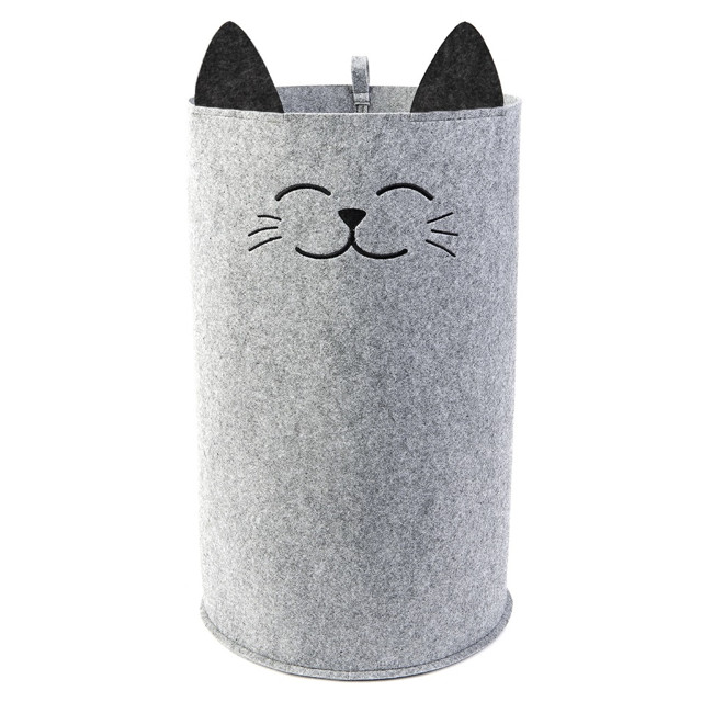 корзина для белья eva HOME Котик 300х300х480мм 29л
