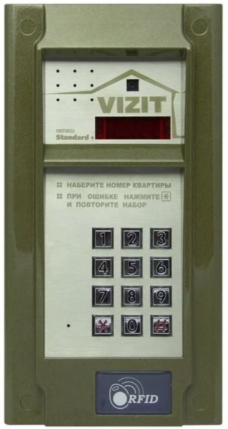 Вызывная панель VIZIT БВД-N101RTCP