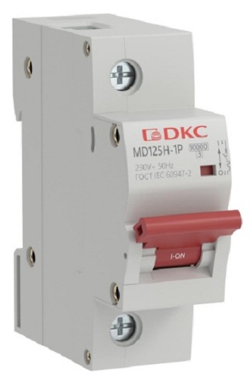 Автоматический выключатель DKC MD125H-1PC125