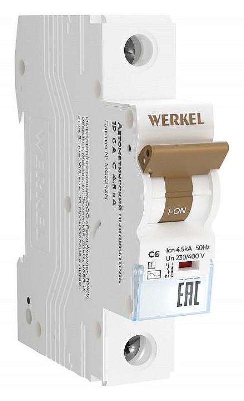 Автоматический выключатель 1P Werkel
