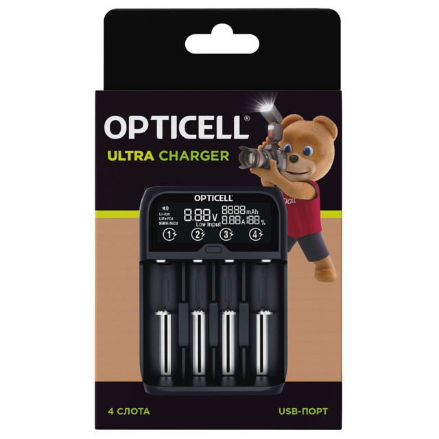 зарядное усройство OPTICELL Ультра Чарджер 4 разъема