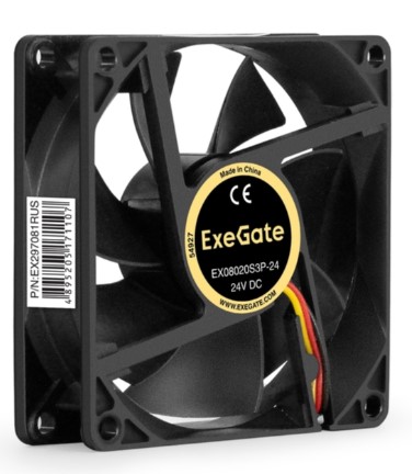 Вентилятор Exegate EX08020S3P-24