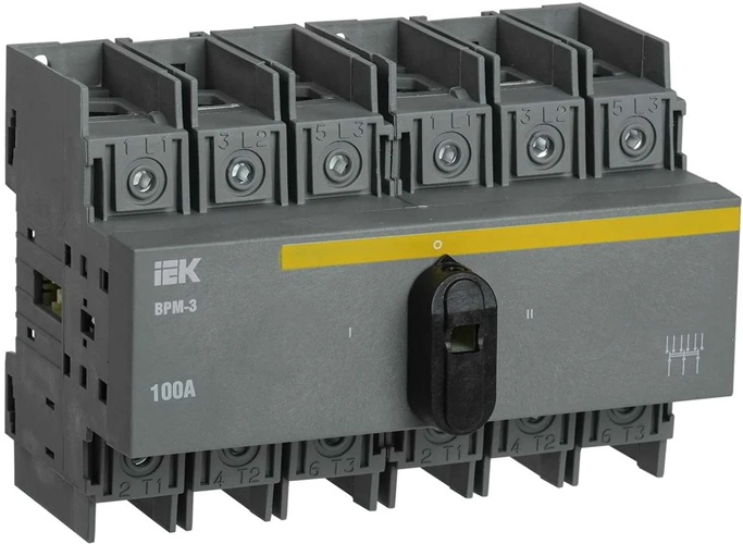 Выключатель-разъединитель IEK MVR30-3-100