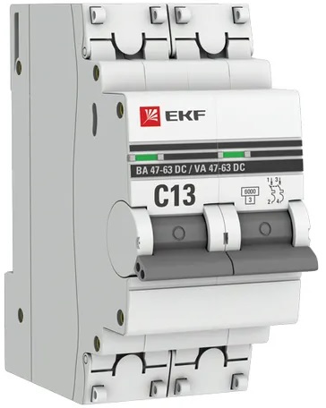 Автоматический выключатель EKF mcb4763-DC-2-13C-pro