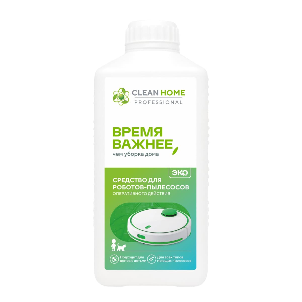 Средство для роботов-пылесосов Clean Home 1л