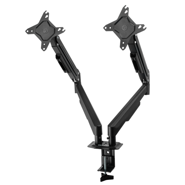 кронштейн для двух мониторов 13"-32" REXANTдо 10кг VESA 75x75/100x100 настольный газлифт