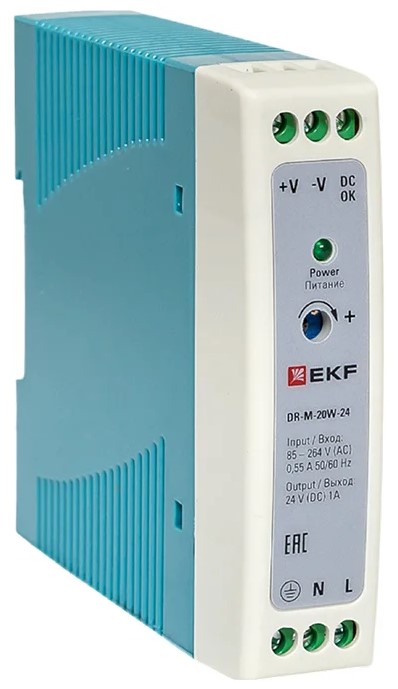 Блок питания EKF DR-M-20W-24