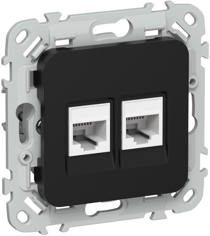 Розетка компьютерная IEK FI-K22-2-K02