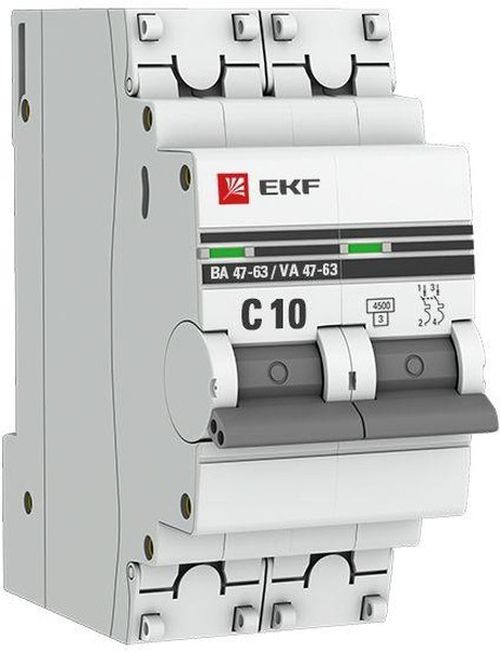 Автоматический выключатель EKF mcb4763-2-10C-pro