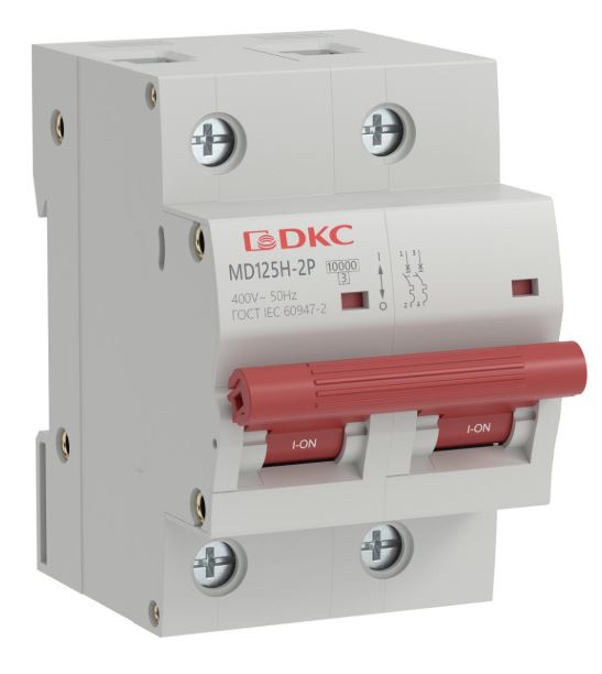 Автоматический выключатель DKC MD125H-2PC80