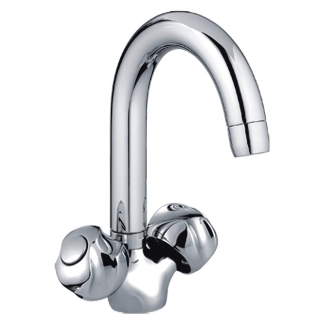 смеситель для раковины LEDEME L1126 127мм цинк хром