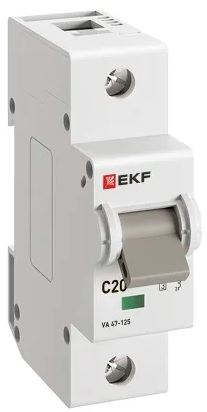 Автоматический выключатель EKF mcb47125-1-20C